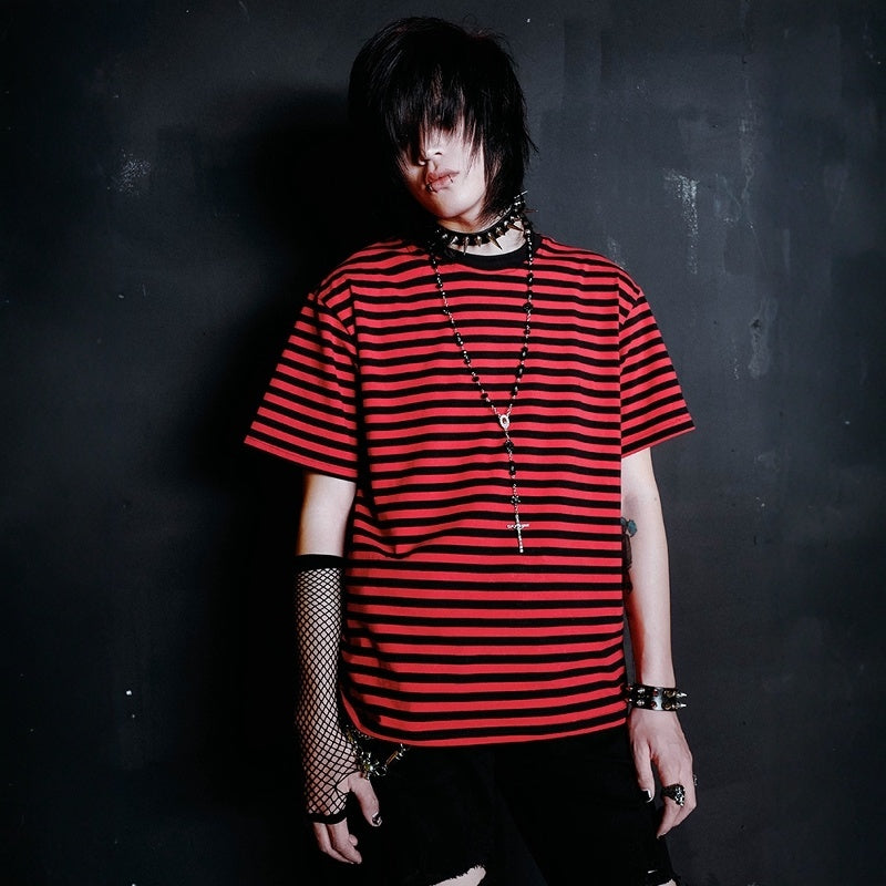 Rs_by_RebelSeed_Black_Gray_Stripe_Emo_Punk_Drop_Shoulder_Women&