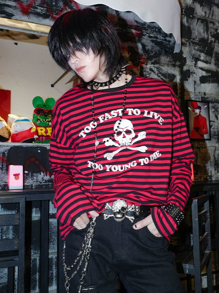 Rs_by_RebelSeed_Black_Red_Striped_Abstract_Drop_Shoulder_Punk_Women&