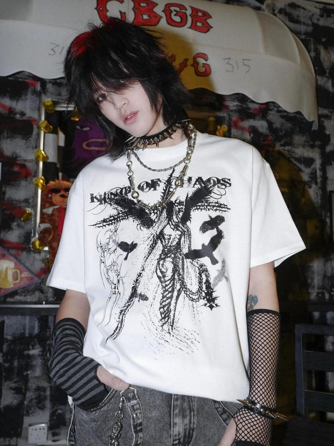 Rs by RebelSeed Dark Knight Punk Character Heat Transfer Women&