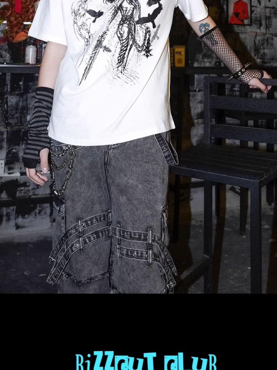 Rs by RebelSeed Dark Knight Punk Character Heat Transfer Women&