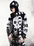 Rs by RebelSeed Dark Striped Subculture Knit Long Women&