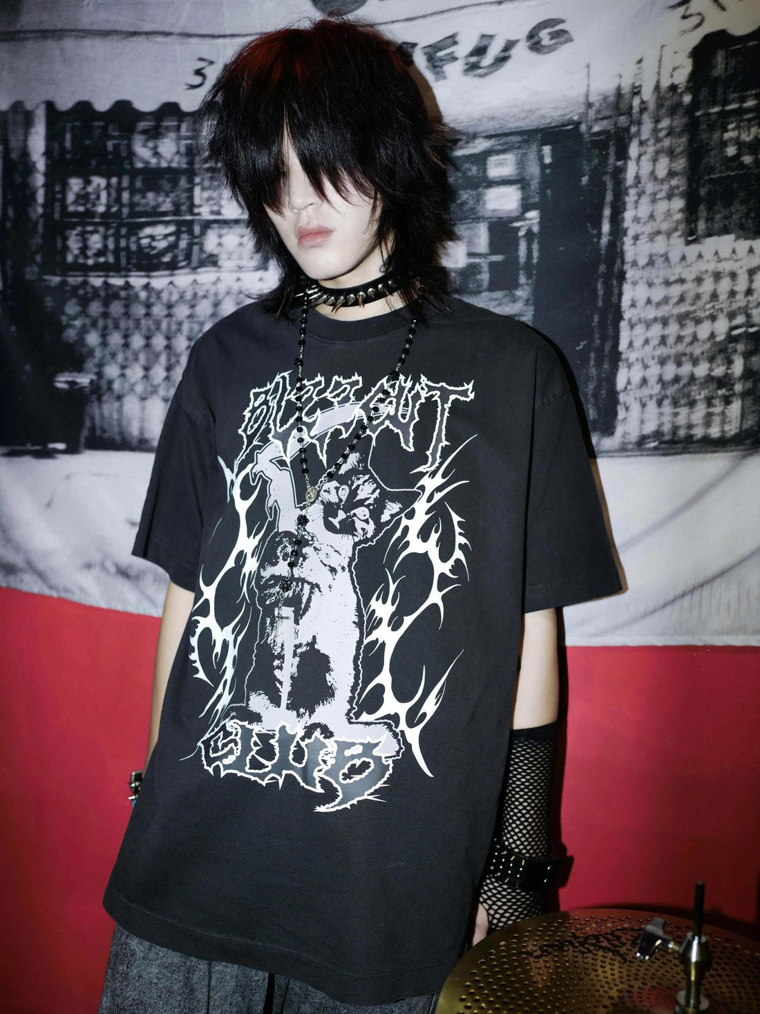 Rs by RebelSeed Dark Totem Skull Print Heat Transfer Women&