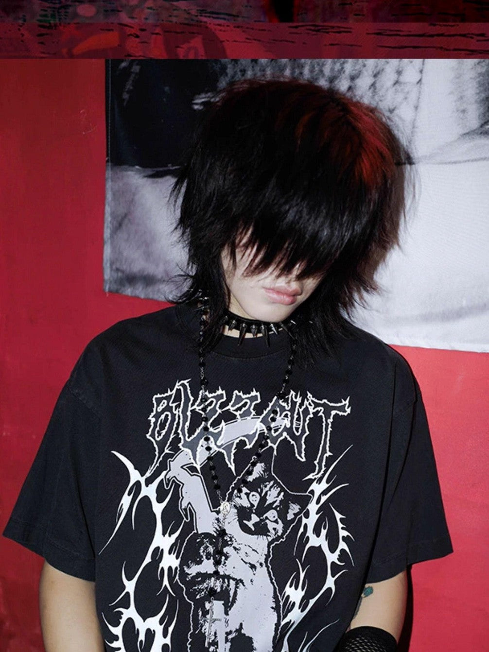 Rs by RebelSeed Dark Totem Skull Print Heat Transfer Women&