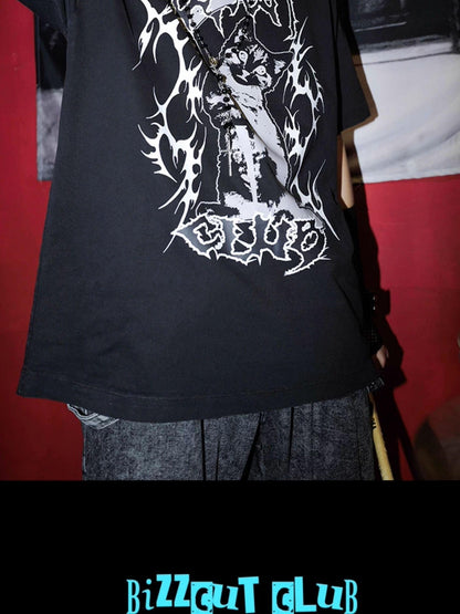 Rs by RebelSeed Dark Totem Skull Print Heat Transfer Women&