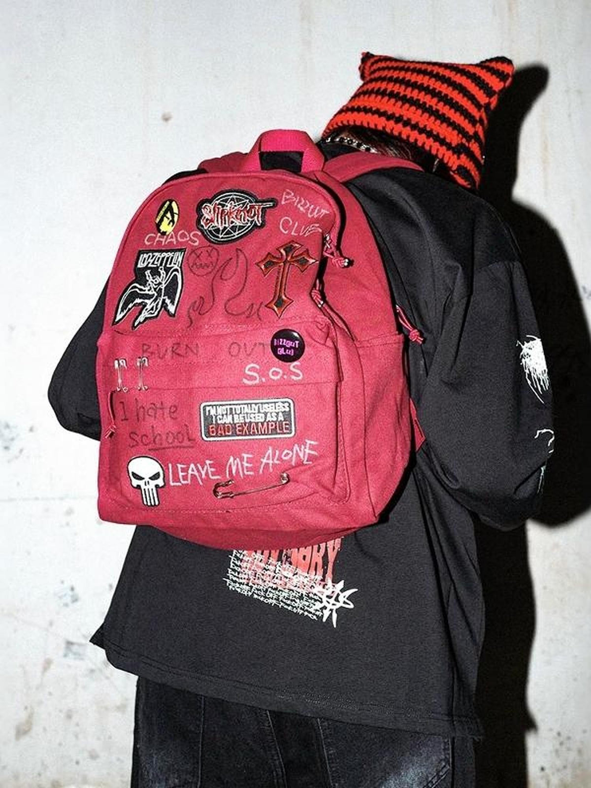 Rs by RebelSeed Punk Rebellious Campus Student Large Capacity Women&
