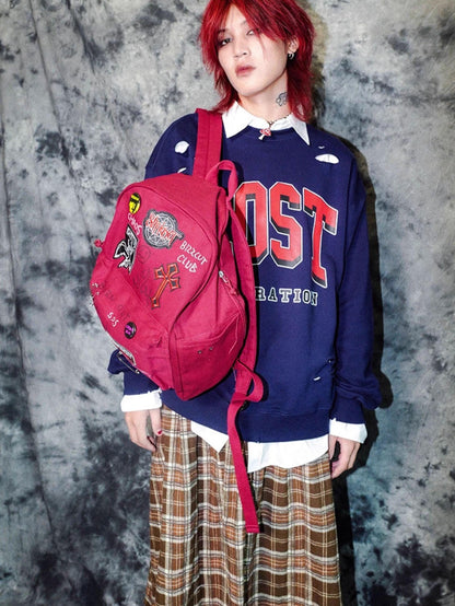 Rs by RebelSeed Punk Rebellious Campus Student Large Capacity Women&