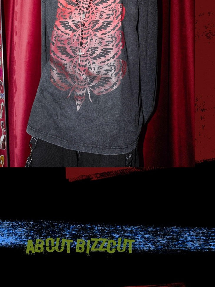 Rs by RebelSeed Skull Demon Punk Heat Transfer Women&