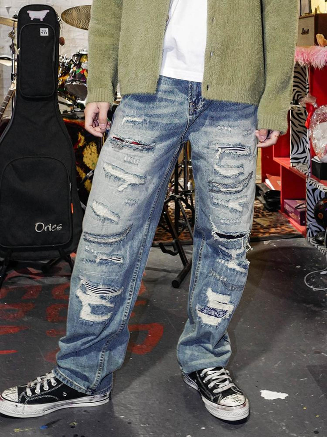 Rs by RebelSeed Subculture Washed Vintage High Rise Slim Straight Women&