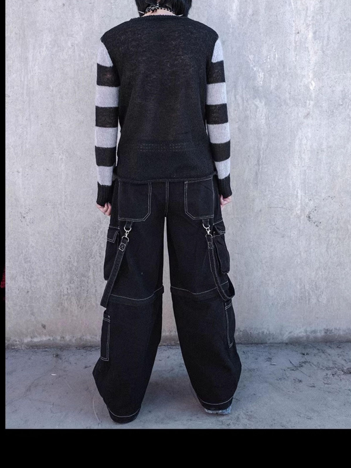 Rs by RebelSeed Tripp Distressed Topstitch Workwear Women&