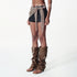 2th Desire Chunky Detachable Punk Sandals With Studded Straps And Adjustable Cuffs