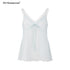 STRIKE_A_POSE_Blue_V-neck_Lace_Trim_Textured_Loose_A_Line_Women&