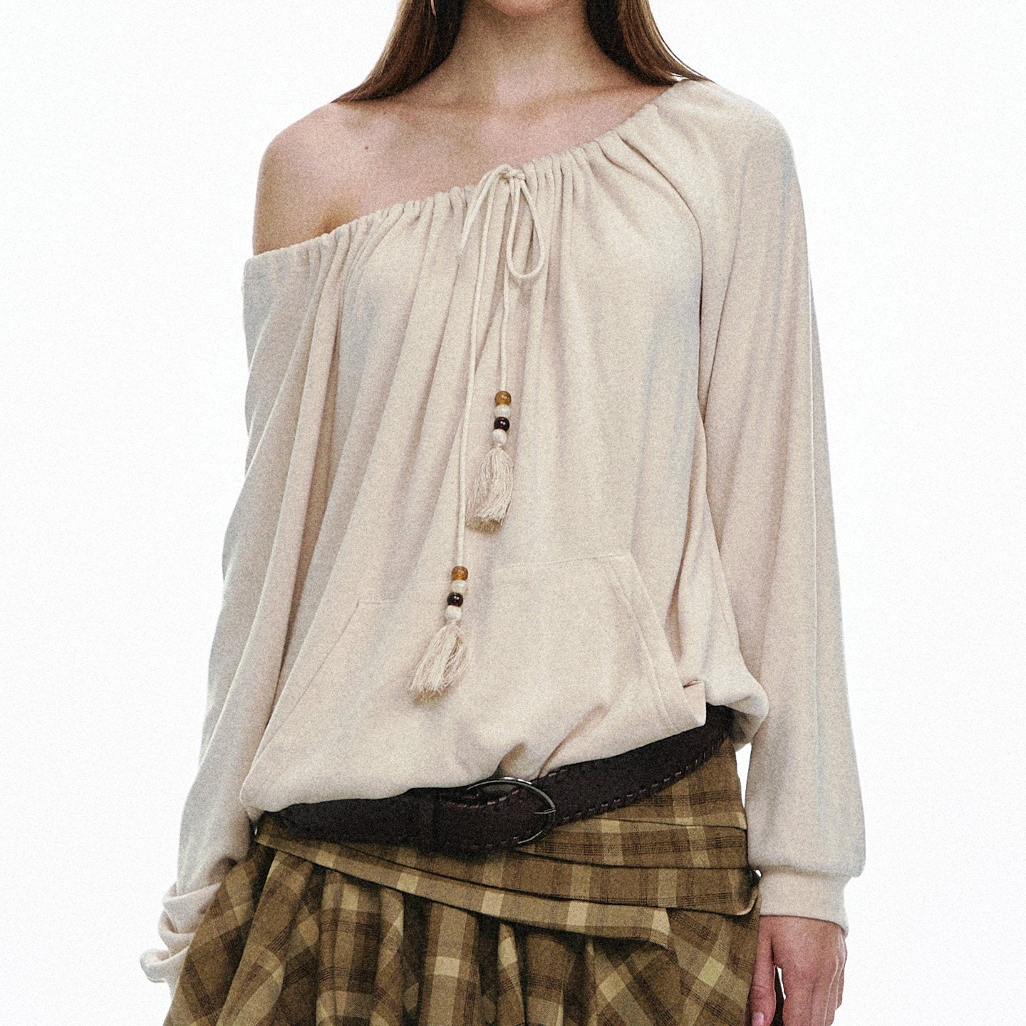 STRIKE_A_POSE_Bohemian_Off_Shoulder_Drawstring_Tassel_Loose_Women&