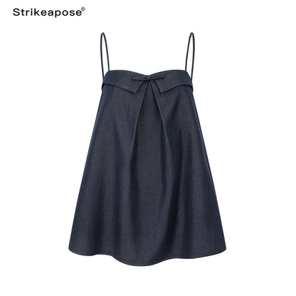 STRIKE_A_POSE_Bow_Aline_Camisole_Loose_Shorts_Women&