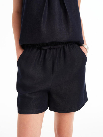 STRIKE A POSE Bow Aline Camisole Loose Shorts Women&