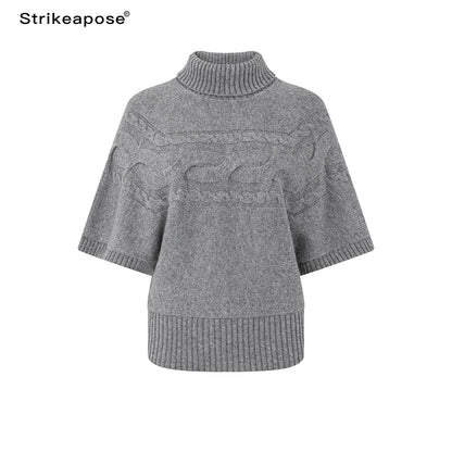 STRIKE_A_POSE_Cable_Knit_Jacquard_Loose_Fit_Short_Sleeve_Women&