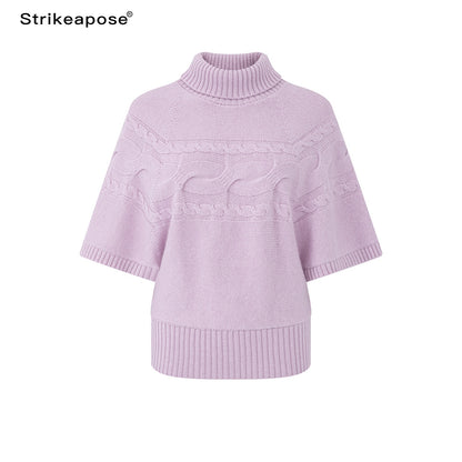 STRIKE_A_POSE_Cable_Knit_Jacquard_Loose_Fit_Short_Sleeve_Women&