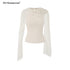 STRIKE_A_POSE_Chiffon_Shawl_Pleated_Neck_Halter_Knit_Women&