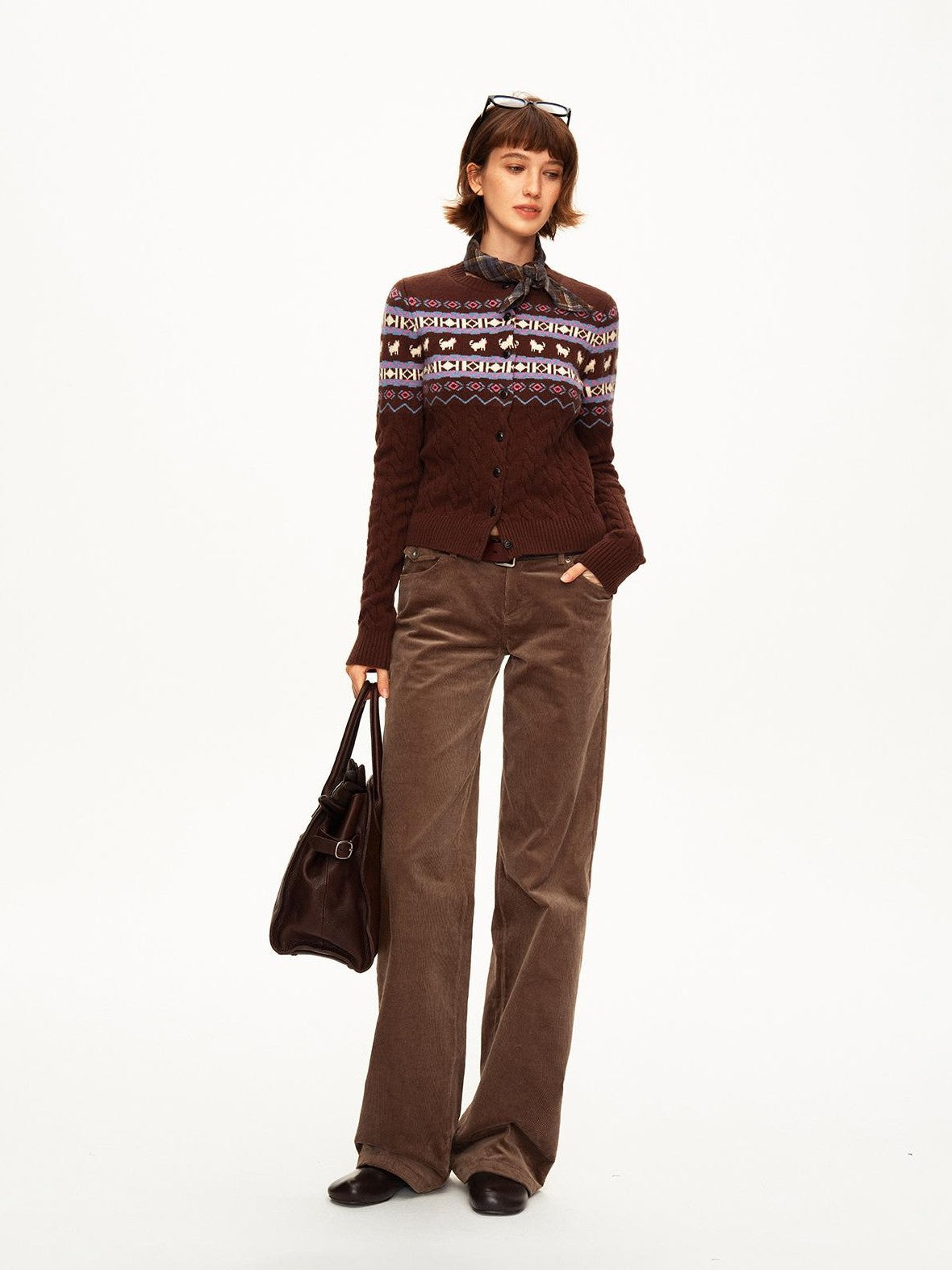 STRIKE A POSE Classic Low Waist Corduroy Casual Women&