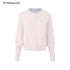 STRIKE_A_POSE_Color_Block_Faux_Layered_Crewneck_Puff_Sleeve_Cardigan_Knit_Women&