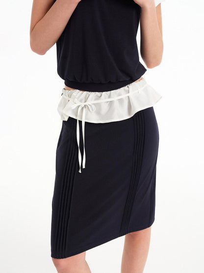 STRIKE A POSE Colorblock Cinched Waist Polo Women&