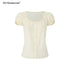STRIKE_A_POSE_Crew_Neck_Puff_Sleeve_Tuck_Layered_Women&