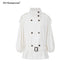 STRIKE_A_POSE_Cropped_Lantern_Sleeve_Stand_Collar_Double_Breasted_Women&