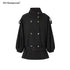 STRIKE_A_POSE_Cropped_Lantern_Sleeve_Stand_Collar_Double_Breasted_Women&