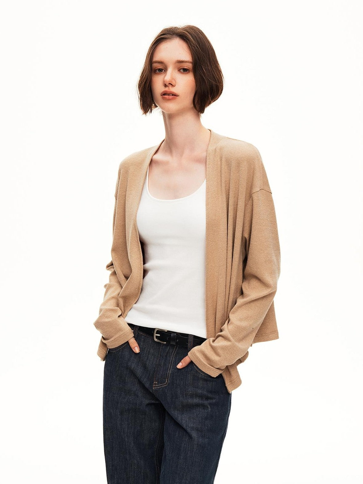 STRIKE A POSE Cross Wrap V-neck Knit Women&