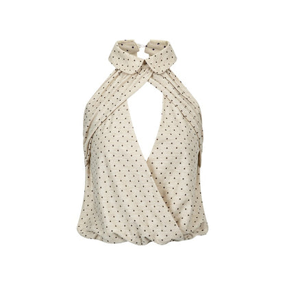 STRIKE_A_POSE_Doll_Collar_Polka_Dot_Backless_Pleated_Women&
