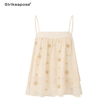 STRIKE_A_POSE_Double_Layer_Sheer_Embroidered_Beaded_Square_Neck_Women&