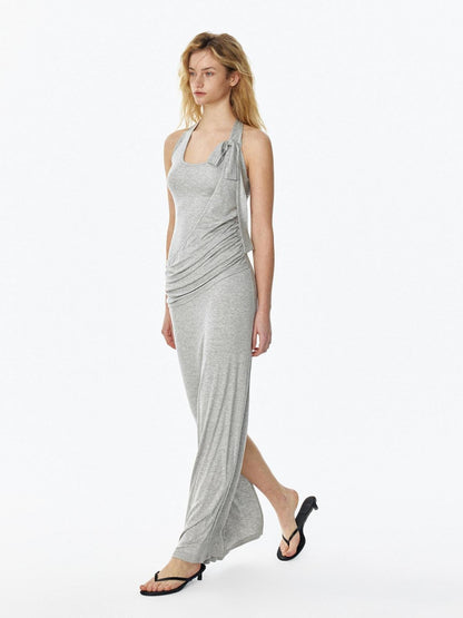 STRIKE A POSE Draped Knot Halter Women&