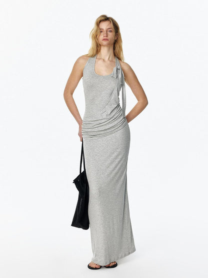 STRIKE A POSE Draped Knot Halter Women&