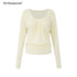 STRIKE_A_POSE_Drapey_Ruched_Slim_Fit_U_Neck_Knit_Women&