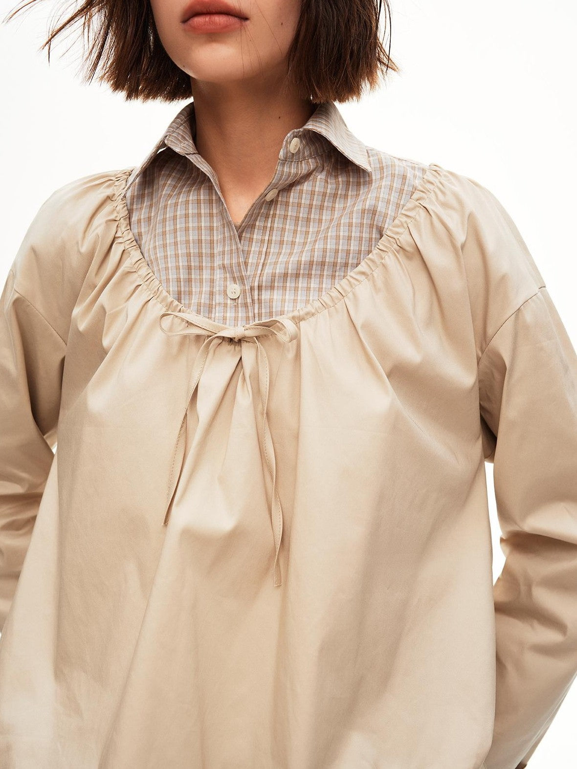 STRIKE A POSE Drawstring Hem Lyocell Women&