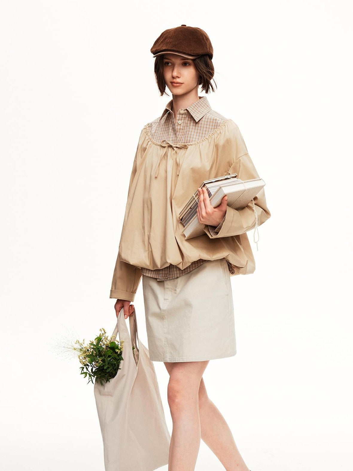 STRIKE A POSE Drawstring Hem Lyocell Women&