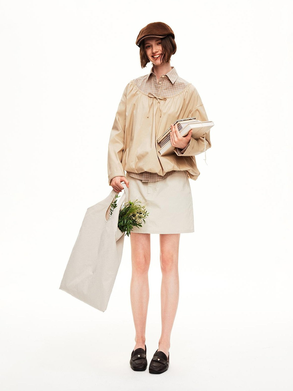 STRIKE A POSE Drawstring Hem Lyocell Women&