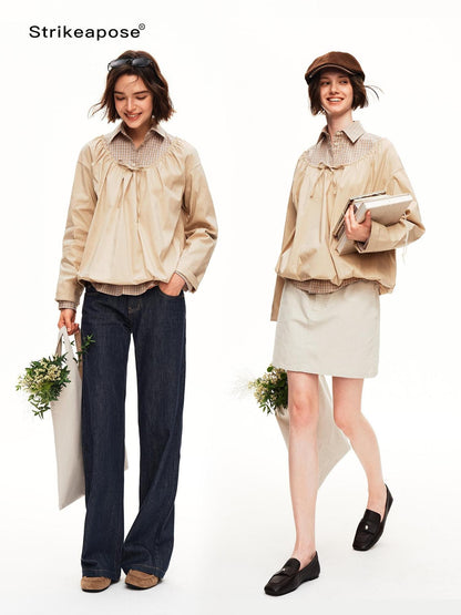 STRIKE A POSE Drawstring Hem Lyocell Women&