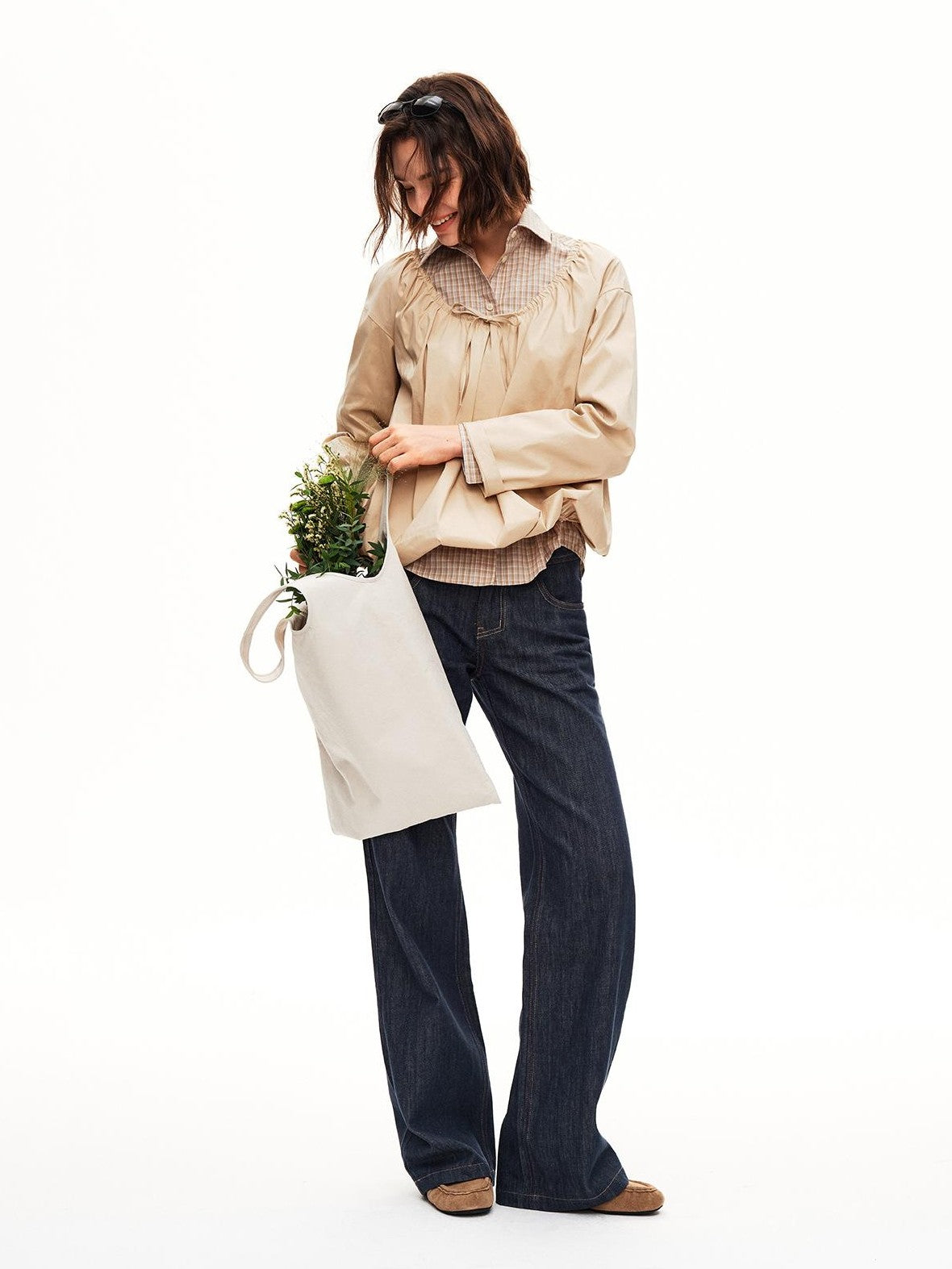 STRIKE A POSE Drawstring Hem Lyocell Women&