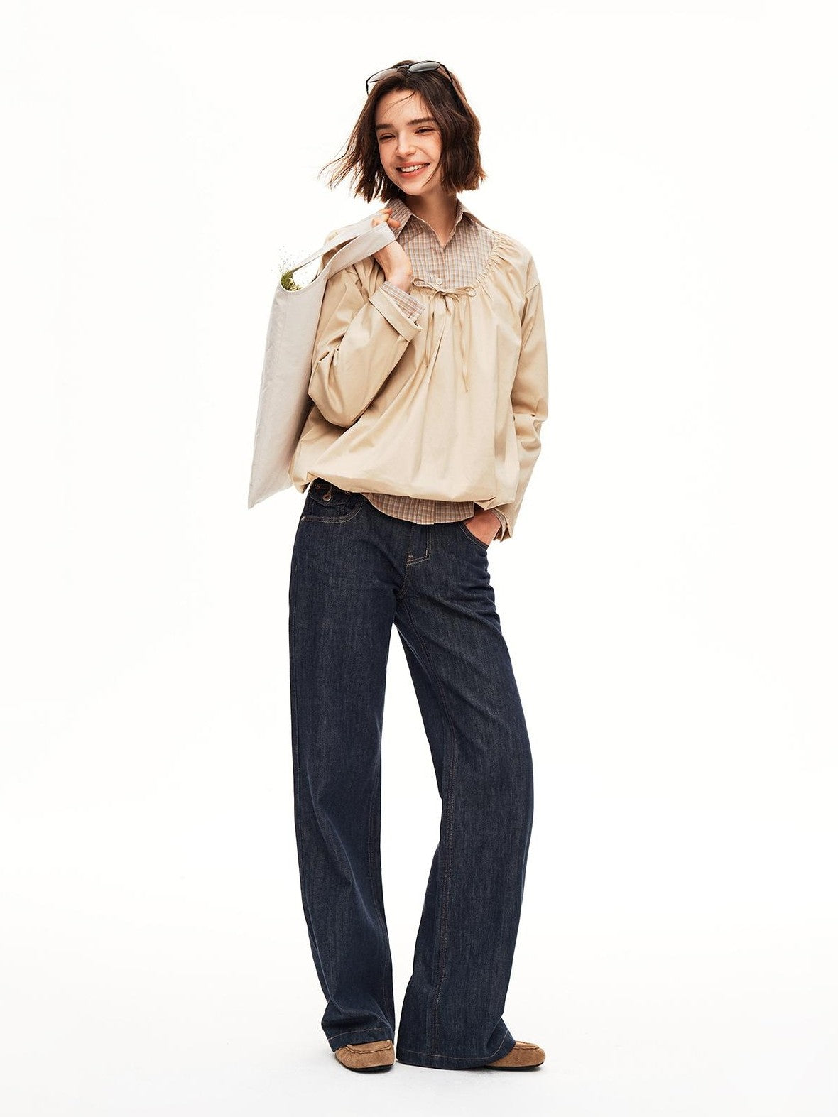 STRIKE A POSE Drawstring Hem Lyocell Women&