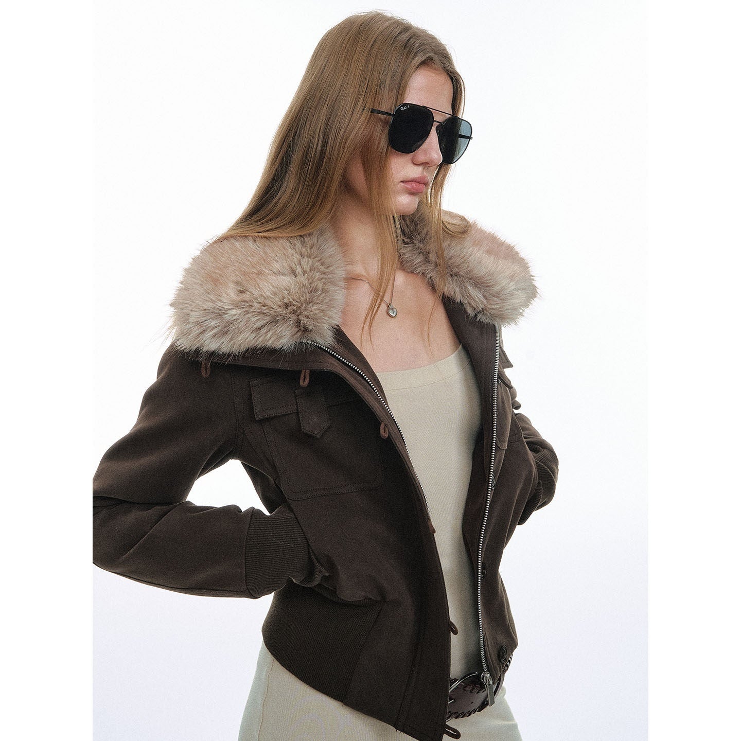 STRIKE_A_POSE_Eco_Fur_Collar_Workwear_Women&