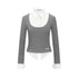 STRIKE_A_POSE_Faux_Layered_U_Neck_Contrast_Shirt_Collar_Women&