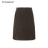 STRIKE_A_POSE_Irregular_Hem_Woven_Low_Waist_Wool_Blend_Straight_Women&