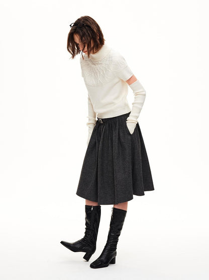 STRIKE A POSE Jacquard Raglan Sleeve Slim Fit Women&