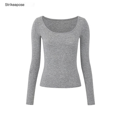 STRIKE_A_POSE_Knit_U_Neck_Slim_Fit_Wool_Women&