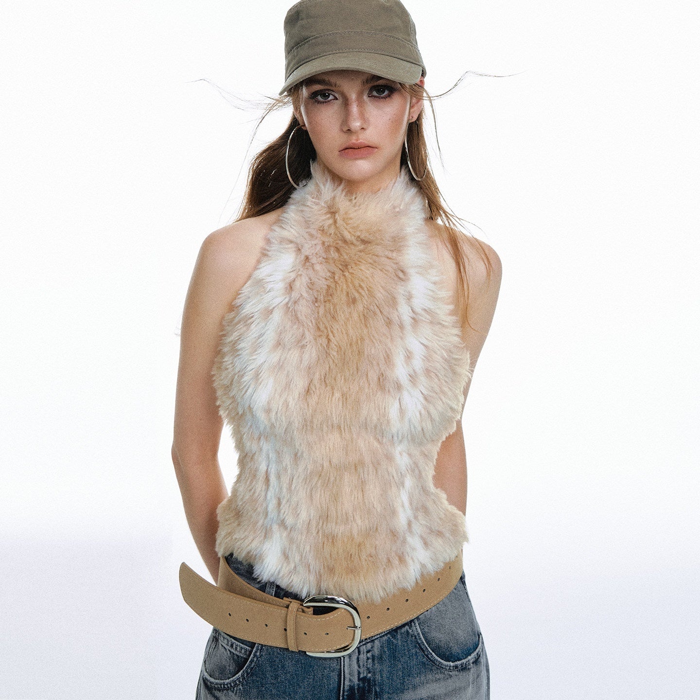 STRIKE_A_POSE_Leopard_Print_Halter_Neck_Cropped_Slim_Women&