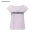 STRIKE_A_POSE_Lilac_Colorblock_Bow_V-neck_Pleat_Sheer_Women&