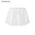 STRIKE_A_POSE_Matte_White_3d_Bud_Gathered_Pleat_High_Waist_Aline_Women&