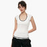 STRIKE_A_POSE_Minimal_V-neck_Slim_Fit_Stretch_Lightweight_Viscose_Women&