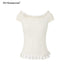 STRIKE_A_POSE_Off_Shoulder_Puff_Textured_Waist_Bow_Women&