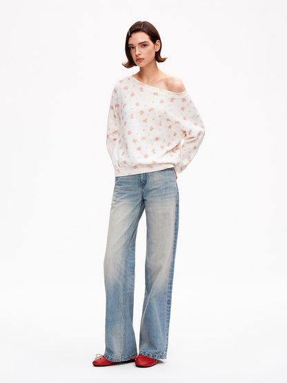 STRIKE A POSE Ombre Washed Distressed Low Rise Women&